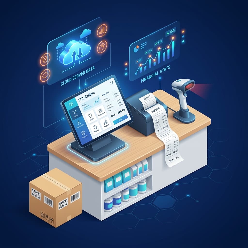 Ecosistema de HakiPOS: caja, impresora, inventario, cloud, analytics y app